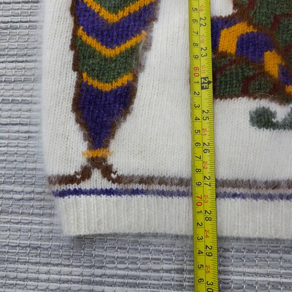 Rafaella Womens Large Vintage Angora Lambs Wool Blend Crewneck Sweater - Picture 8 of 10